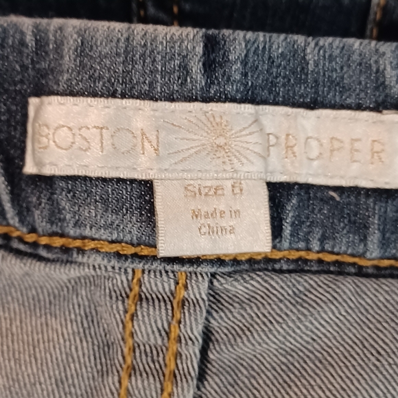 BOSTON PROPER pull-on jeans size 8 - Picture 5 of 7